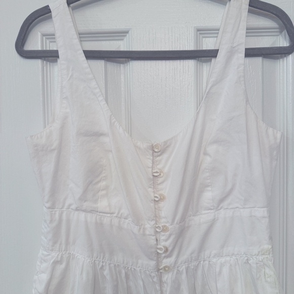 Re-imagined by J. Crew White Button Down Dress - Picture 4 of 5